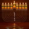 חנוכיה אקרילית קלאסית